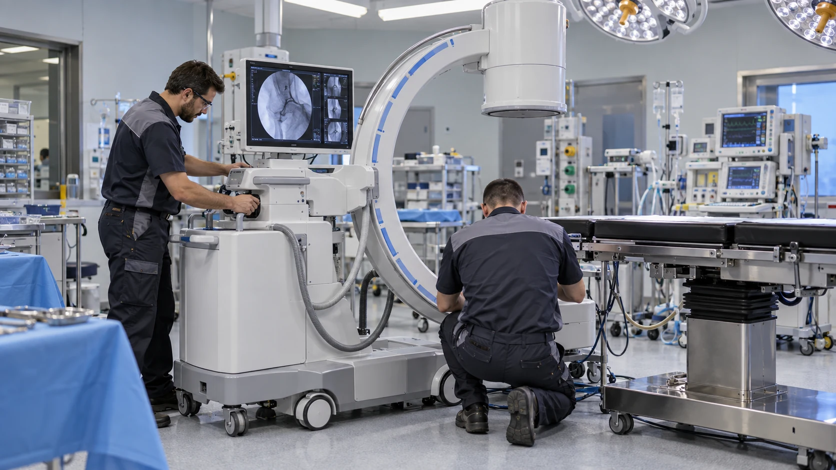 Installation of radiology equipment · 3